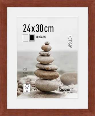 Produktbild von accent by nielsen Holz Bilderrahmen Apollon, 24x30 cm, Wengé