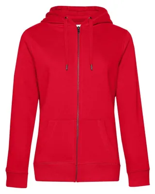 Obrázek produktu pro B&C - Dámská mikina s kapucí a celopropínacím zipem „Queen“ LT3164 (XL) (červená)
