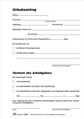 Immagine prodotto di RNK Verlag 2916 Applicazione vacanze - blocco - SD, 2 x 40 fogli, DIN A5