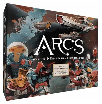 Bordspel Arcs – 2-4 Spieler, ab 14 Jahren, Science-Fiction-Strategiespiel