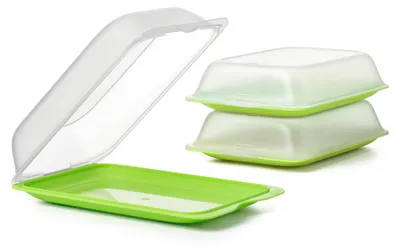 Produktbild von TATAY Frischhaltedose 3er Set Maxi Aufschnittboxen für Kühlschrank