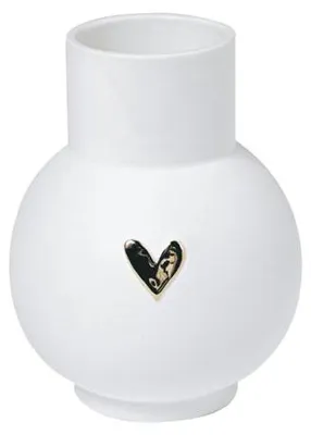 Produktbild von Räder Design Vase Herz Gold (10x13cm)