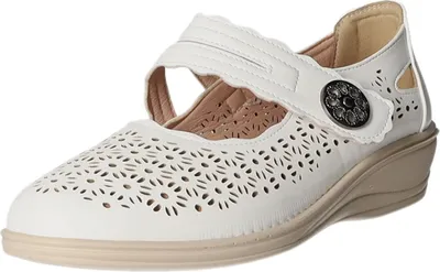 Produktbild von Slipper/Kletthalbschuh luftdurchlässig (durchbrochenes/geflochtenes Obermaterial) F27S5-27-WH