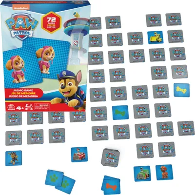 Produktbild von Paw Patrol Memo Kartenspiel 72 Karten