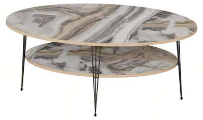 Immagine prodotto di Tavolino moderno in legno multicolore