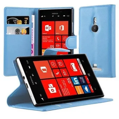 Zdjęcie produktu dla Cadorabo DE-103001, Nokia, Nokia Lumia 925, Niebieski