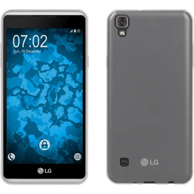 Produktbild von PhoneNatic Case kompatibel mit LG X Skin - Crystal Clear Silikon Hülle crystal-case + 2 Schutzfolien