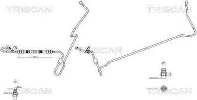 Obrázok produktu pre SAAB 9-3 98-08.03 kábel posilňovača riadenia