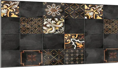 Produktbild von Glasschutzplatte für den Herd 90x52 Mosaik