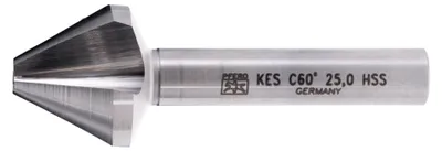 Produktbild von PFERD KES HSS DIN 334 C60° 25,0, Bohrer, Elektro-Mehrzweckwerkzeug, Stahl, Eisenguss, Nicht-eisenhaltiges Metall, Edelstahl, Aluminium, Hochgeschwindigkeitsstahl (HSS)