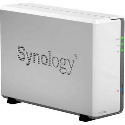 Produktbild von Synology DiskStation DS120j, NAS, Tower, Marvell Armada 3700, 88F3720, 0,5 GB, DDR3L