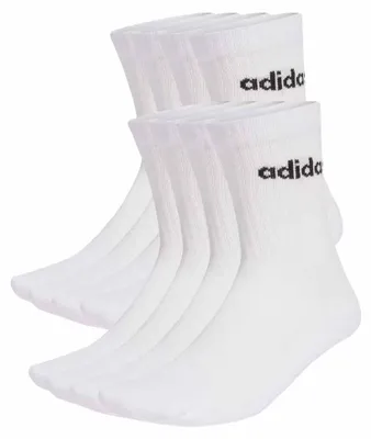 Immagine prodotto di Adidas - Calzini "Linear" unisex da uomo/donna (confezione da 10) SX703 (taglia 37,5 EU - 39 EU) (bianchi)