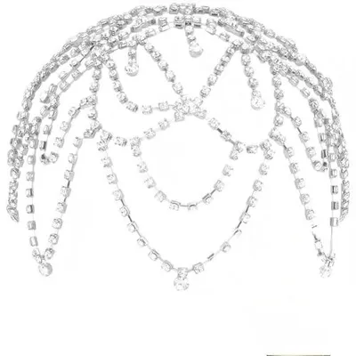 Produktbild von Kristallen Haarschmuck - Hochzeitskopfschmuck mit Strass - 1920s Gatsby Stil