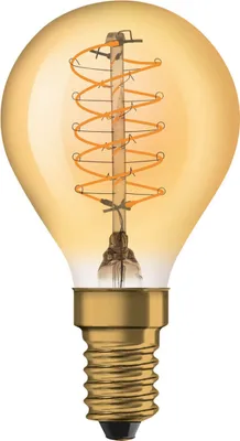 Produktbild von OSRAM LED žiarovka Vintage 1906 CLASSIC A,B,P SLIM vlákno 3,4 W 822 zlatá E14 stmievateľná teplá biela 4058075761438