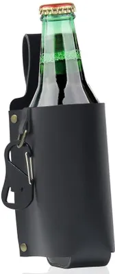 Image de Porte-bière pratique, noir, 1 pièce