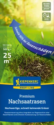 Produktbild von Kiepenkerl Nachsaat Rasensamen Complete für 25 m² 0,5 kg