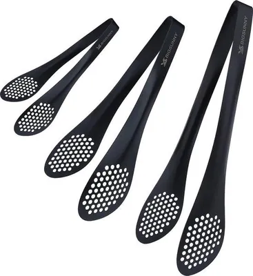 Produktbild von Famanu Buffet-Zange Set - 3-teilig, Edelstahl, 17,8 cm, 23 cm, 28 cm