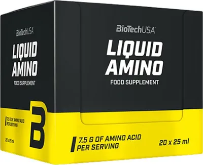 Immagine prodotto di Aminoacidi liquidi (Nitron Ampoule) Arancione 20 * 25ml - Aminoacidi in forma liquida - BiotechUSA