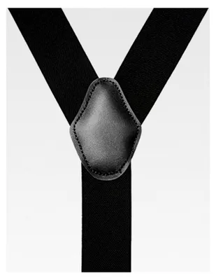 Produktbild von Herren-Hosenträger mit Knopfende, Y-Rücken, verstellbar, elastisch, 124 cm, schwarz