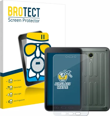Produktbild von BROTECT Entspiegelungs Schutzglas für Samsung Galaxy Tab Active 5 (Hochformat) Schutzfolie Panzer Folie Glas Display Schutz matt