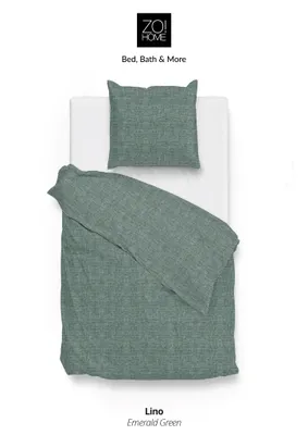 Produktbild von Lino Bettwäsche 135 Emerald Green