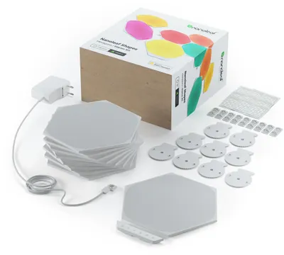 Obrázok produktu pre Nanoleaf Shapes Hexagons, Biela, Spálne, Detská izba, CE, LED, 6500 K, AC