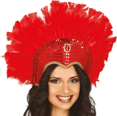 Produktbild von Guirca Federkopfschmuck    One Size