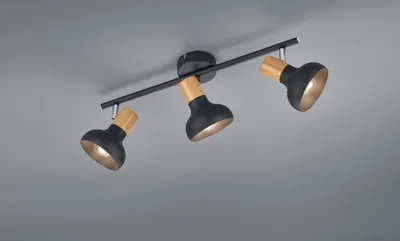 Obrázek produktu pro TRIO Reality R81523032 LATIKA stropné bodové svietidlo/spot 3xE14 ?ierna matná