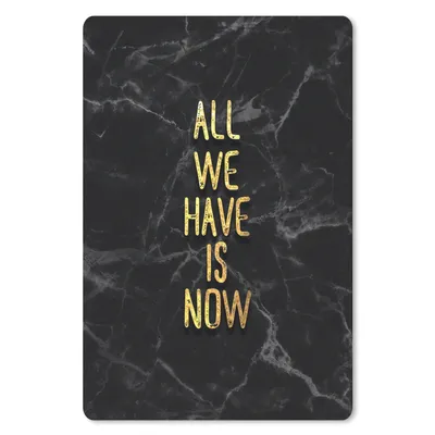 Produktbild von MuchoWow® Mauspad Mousepad Zitate - Sprichwörter - Gold - Marmor 18x27 cm - Mousepads - Maus Mat - Pad - Mausunterlage