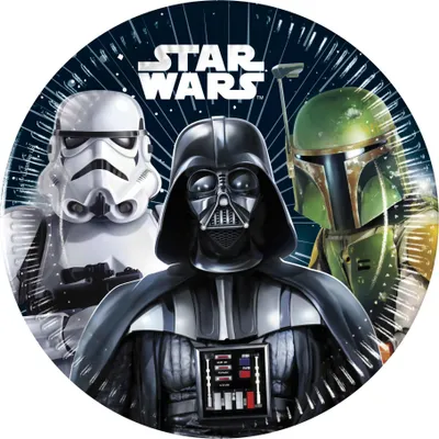 Produktbild von Star Wars Galaxy Pappteller 8 Stk 20 cm