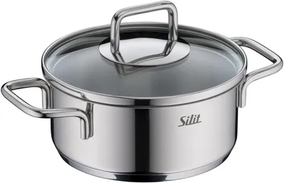 Produktbild von SILIT Extra Cook Mini-Bratentopf 14 cm mit Glasdeckel edelstahl