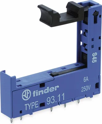 Produktbild von FINDER Relaisfassung 93.11, Printanschluss, für Relais 34.51, 34.81