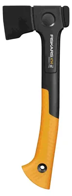 Zdjęcie produktu dla Fiskars X14, Siekiera jednostronna, Siekiera do cięcia, 1 szt., Czarny, Pomarańczowy, 355 mm, 13 cm