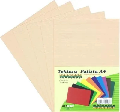 Produktbild von Tektura A4 falista cielista 5szt