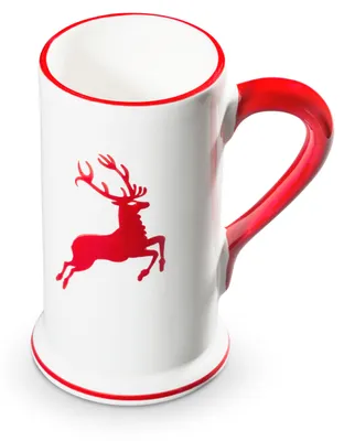 Image de Gmundner Keramik Rubinroter Hirsch, Chope à bière (0,5L)