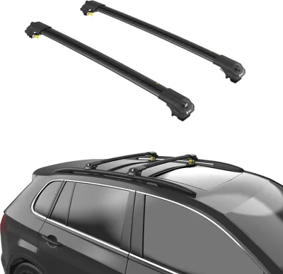 Image de TURTLE Galerie de toit AIR-1 SUZUKI JIMNY Mk3 1998 - 2018 , Noir