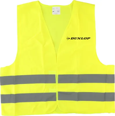Produktbild von Dunlop - Reflektierende Sicherheitsweste - Unisex - Einheitsgröße - gelb