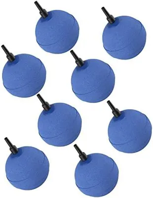 Produktbild von Pawfly Aquarien-Luftstein Luftsprudler 5 cm Kugelform Blasenabgabewerkzeug Sauerstoffdiffusor für Luftpumpen Fischbecken Eimer Teiche und DWC-Becken, 8er Pack