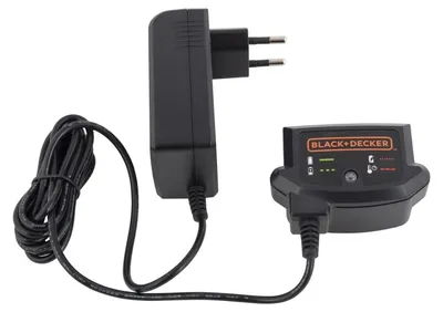 Image de Black & Decker : chargeur de batterie pour perceuse BDCDC18, BL188, GKC1000, STC1840