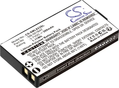 Produktbild von TECHTEK Akku Kompatibel mit [Simolio] SM-823, SM-823D, SM-823D Pro, SM-8245, SM-824D1, SM-824D2, SM-828D1, SM-828D2, SM-863D, SM-905TV Ersetzt SM-001