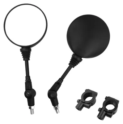Immagine prodotto di Specchietti retrovisori universali per moto, in lega di alluminio, pieghevoli, coppia, colore nero