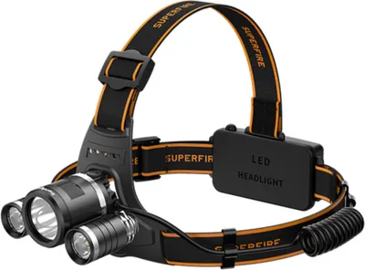 Produktbild von Supfire HL33 LED-Stirnlampe CREE XML-T6 LED 500lm, 2x18650 Batterie