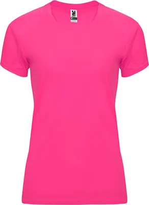 Image de Roly Sport CA0408 | Bahreïn Woman T-shirt à manches raglan - Couleur : Fluor Pink 228 - Taille : L
