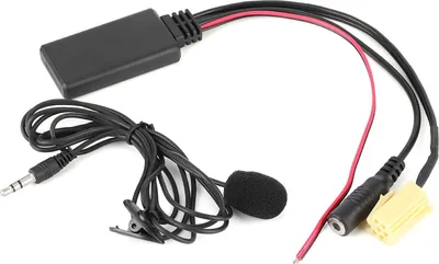 Obrázok produktu pre 59.1in Bluetooth rádio audio kábel Handsfree auto AUX adaptér s mikrofónom Fit pre Alfa Romeo 159
