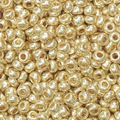 Produktbild von Rocailles 2,5 mm bleichgold VE=6x13g