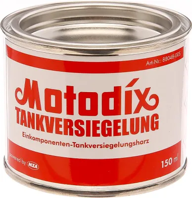 Immagine prodotto di Resina sigillante serbatoio Motodix, 1 pezzo, per serbatoi fino a 9 litri - 150 ml