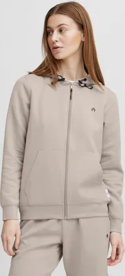 Produktbild von NORTH BEND NBTara Damen sportliche Sweatjacke Kapuzenjacke Hoodie atmungsaktiv und komfortabel mit Kapuze