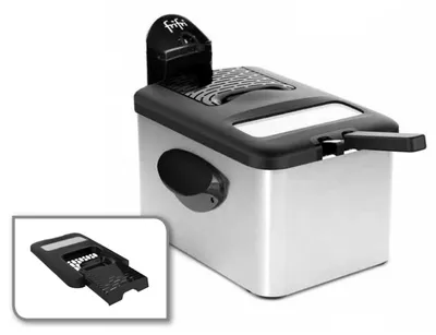 Produktbild von Frifri 5848 Duo Fil, 4,5 l, 1,5 kg, Einzelbild, Schwarz, Grau, 3200 W, 290 mm