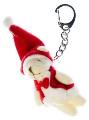 Produktbild von Weihnachtsmann Teddybär Teddy Schlüsselanhänger Miniblings Plüsch Weihnachten