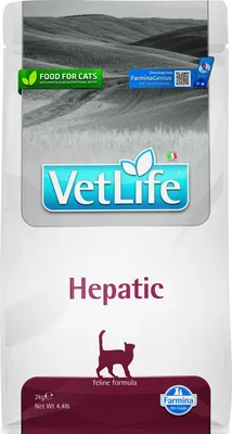 Produktbild von Vet Life Katzenfutter Hepatic 2 kg